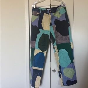 Miaou x Paloma Elsesser Multicolor Abstract Pants